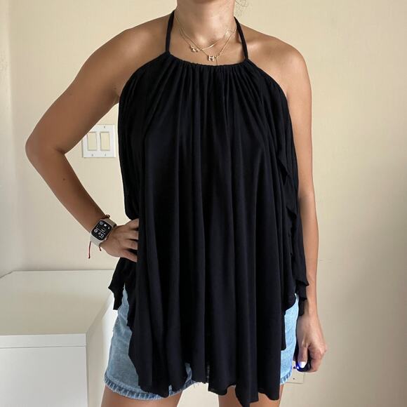 Free People Black Halter Top Size S - Picture 5 of 11
